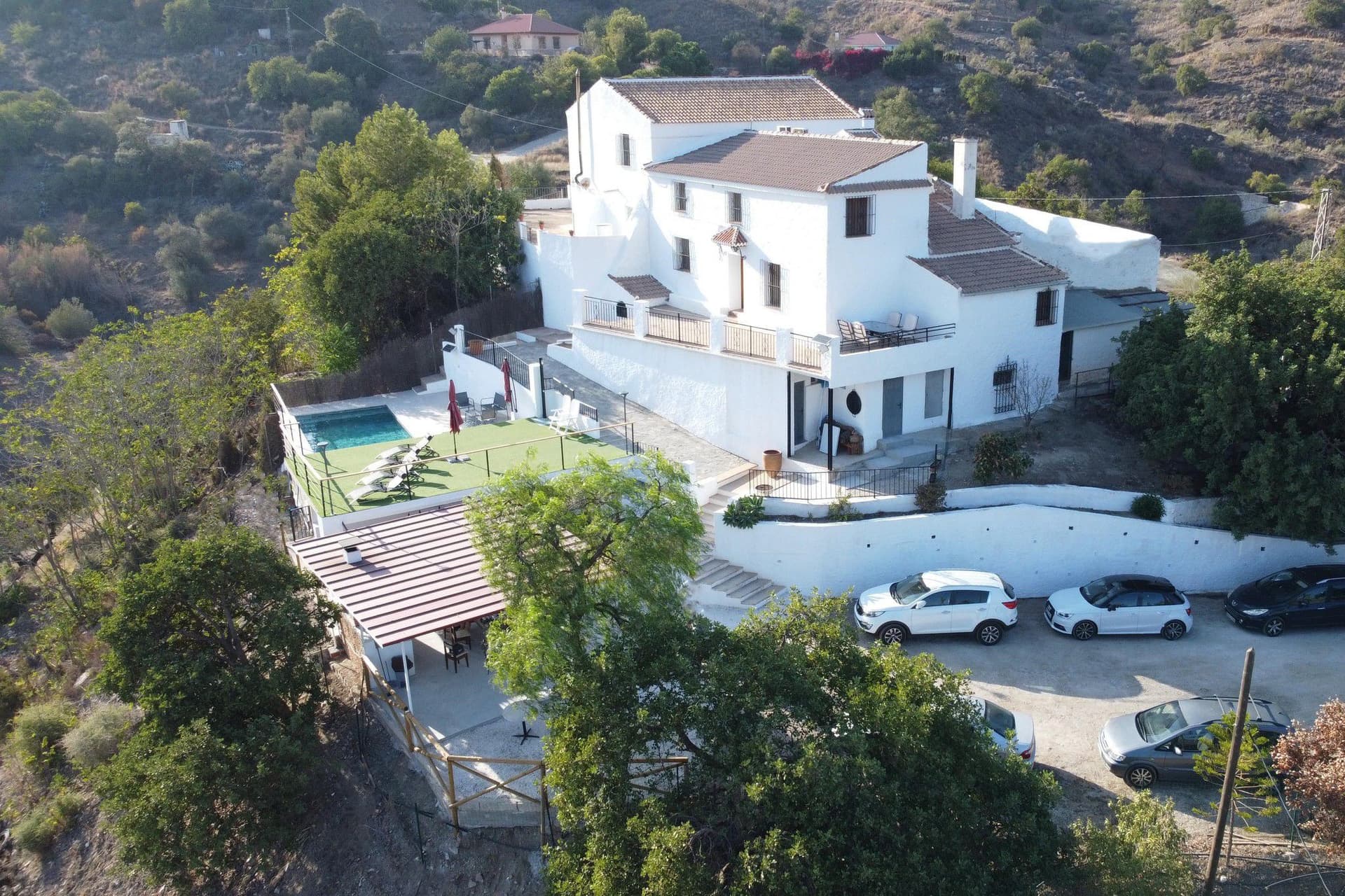 view of the retreat villa