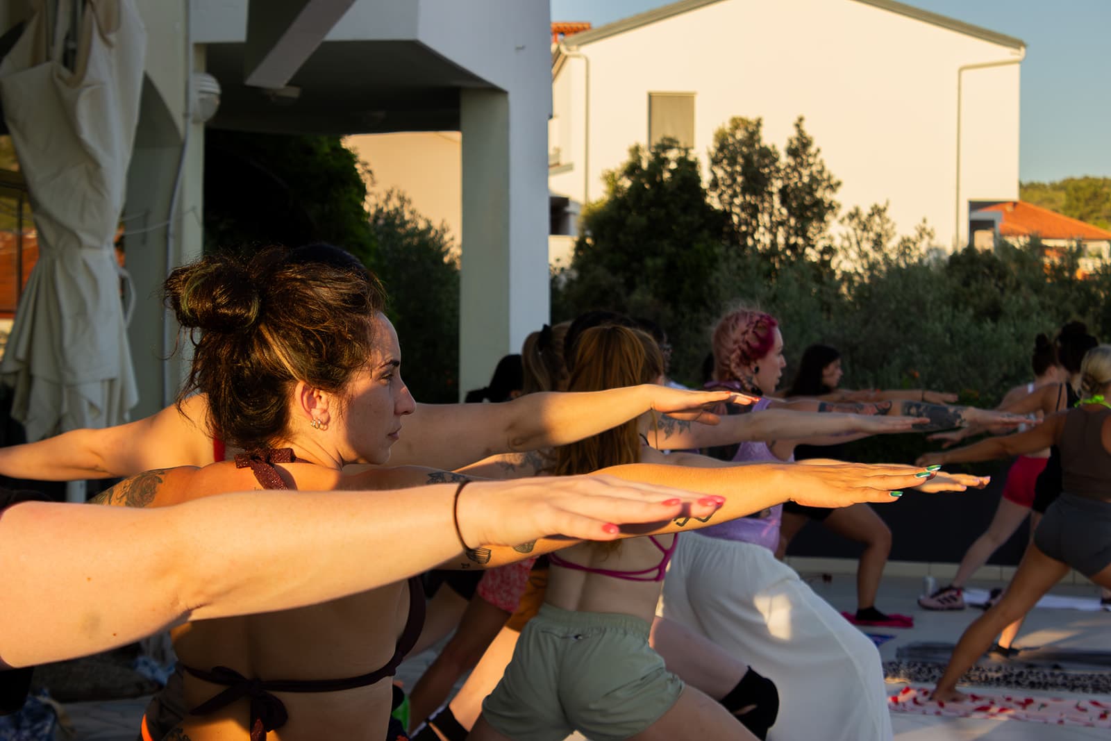 Yoga class