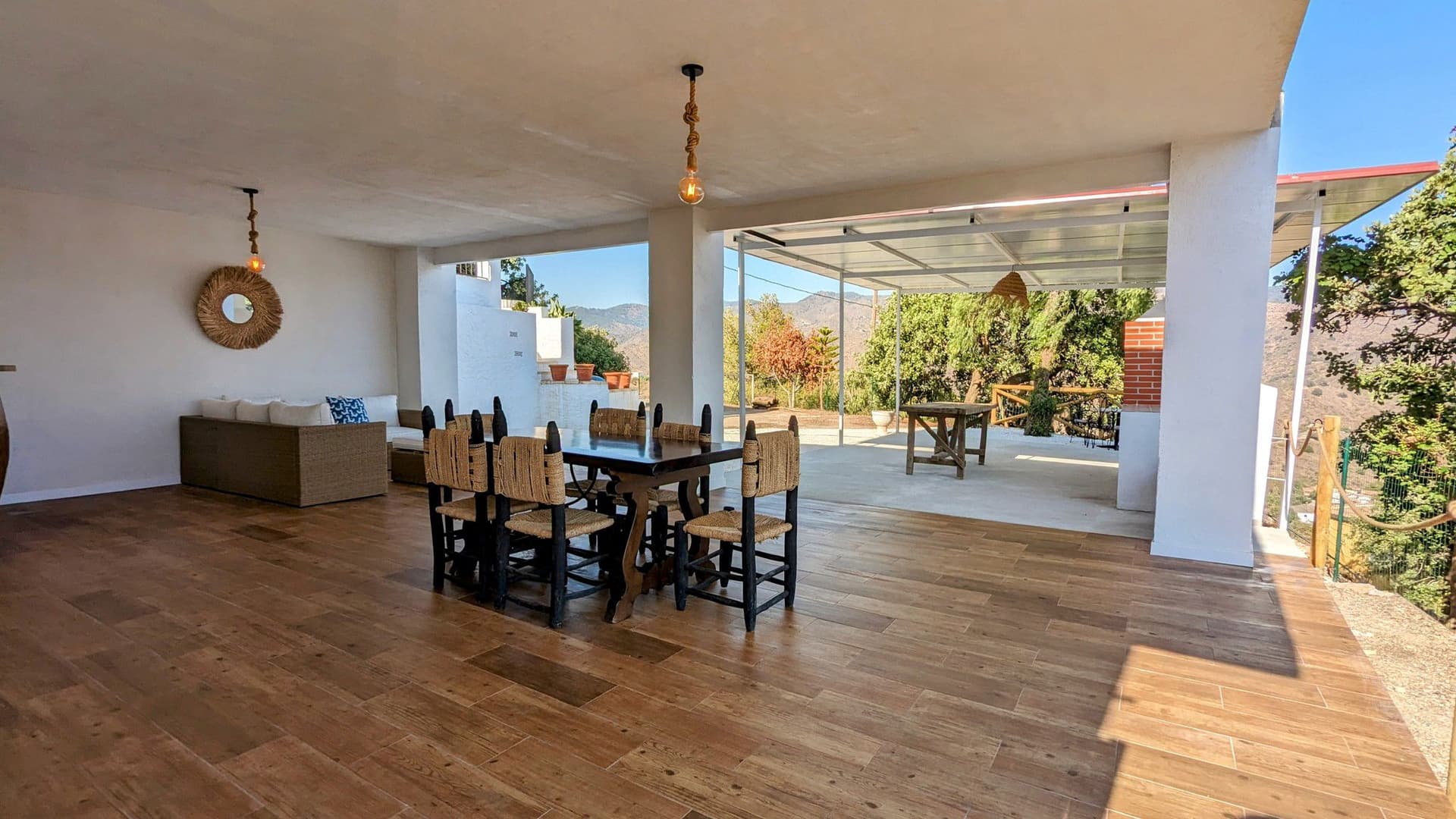 indoor view of the retreat villa